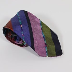 Etro Men's Neck Tie Multicolored Stripes